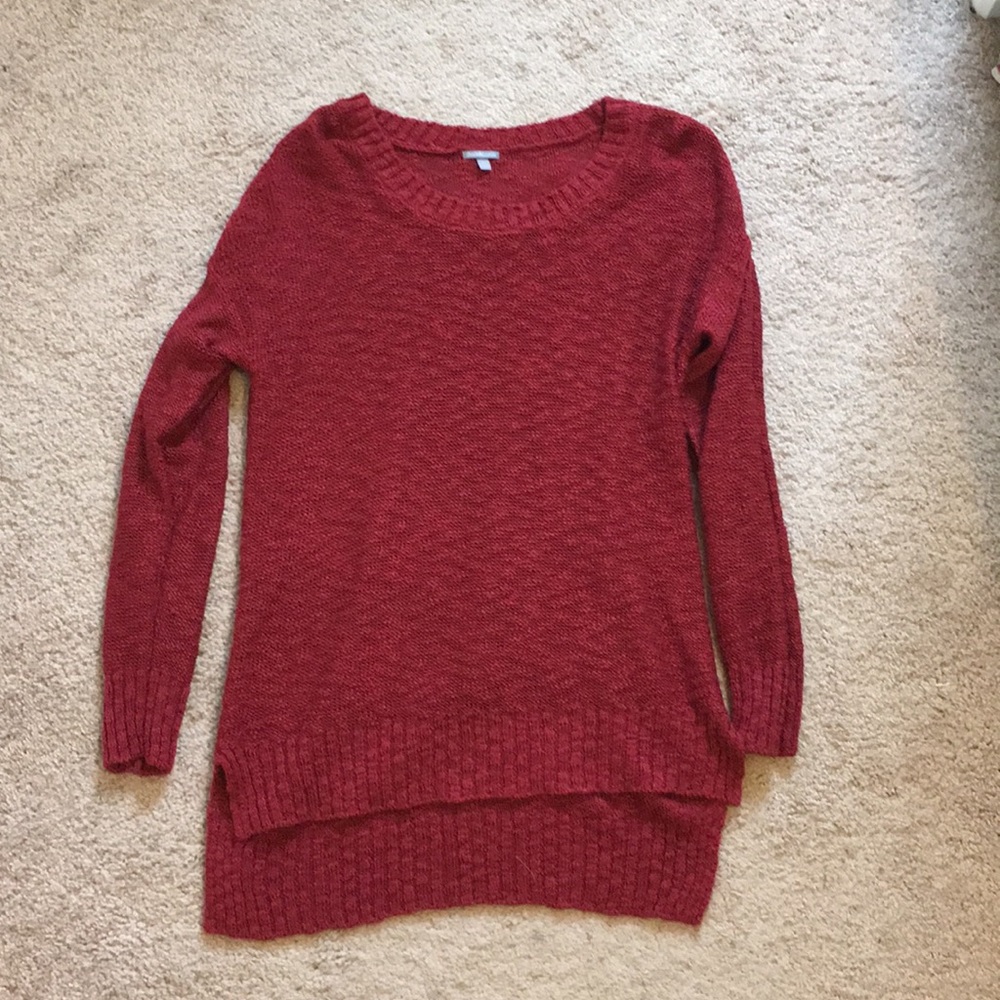 Red sweater